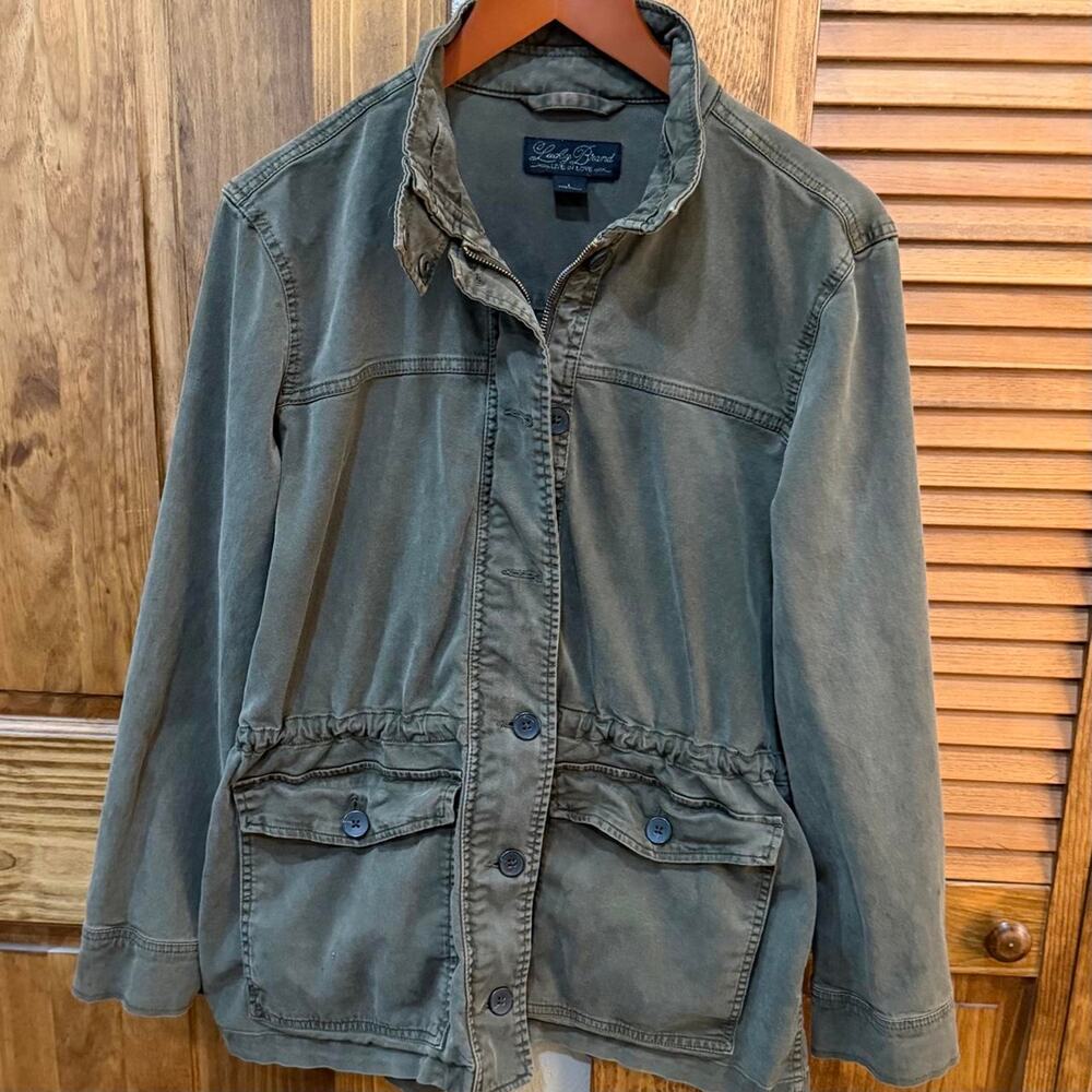 Army green lucky brand jacket